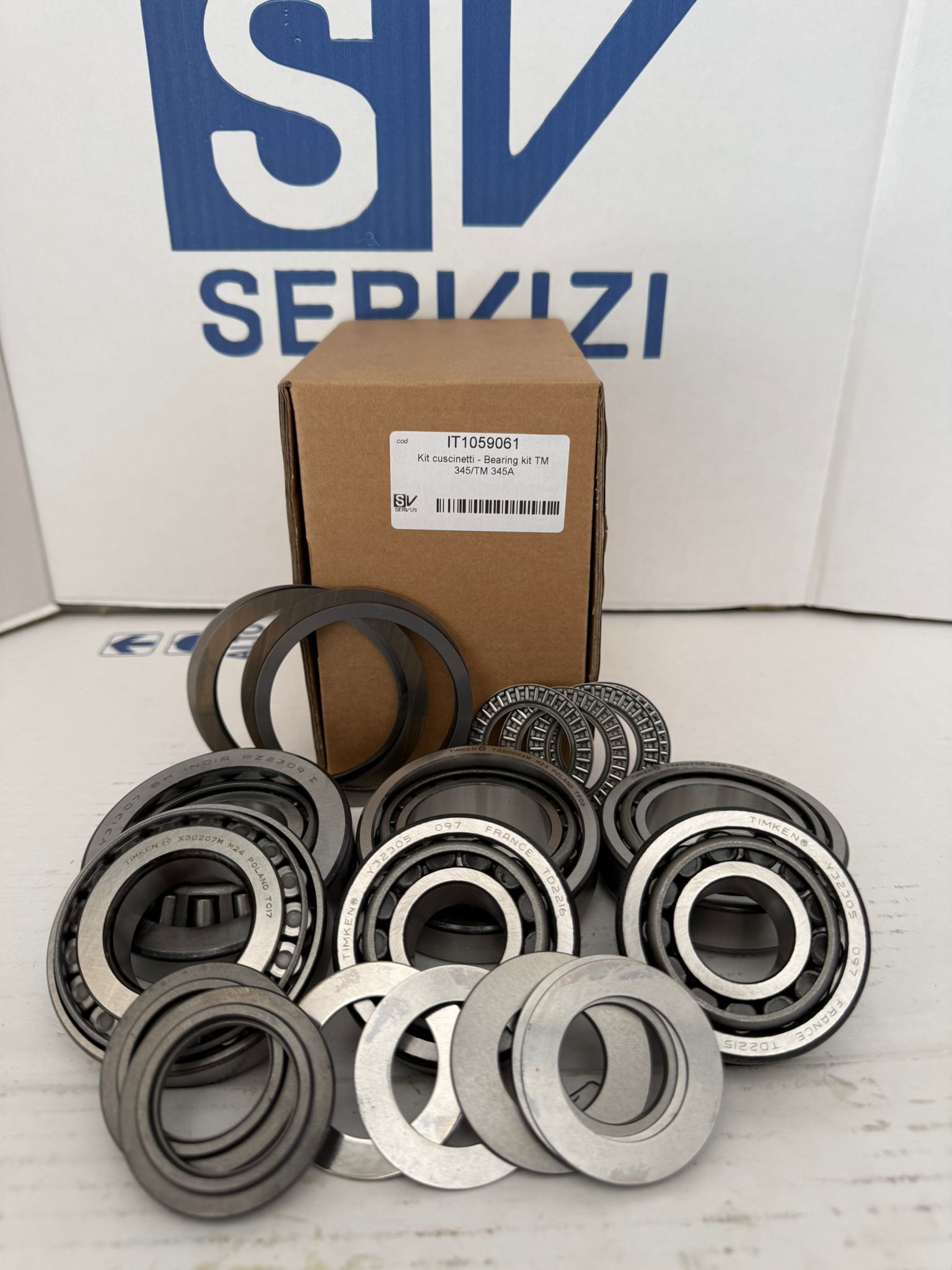 Kit cuscinetti - Bearing kit TM 345/TM 345A