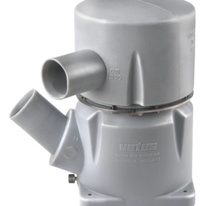 Marmitta in plastica, tipo MGP, entrata 127mm - 45 gradi, uscita 127mm (23 Lt)